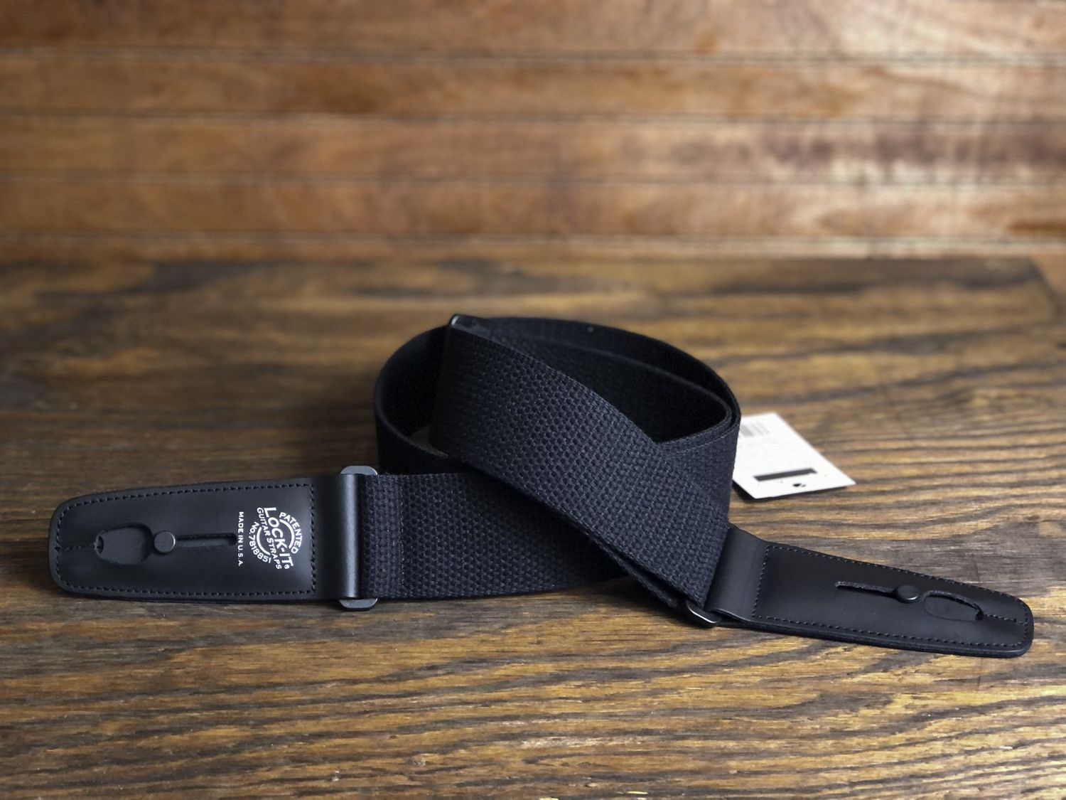 LOCK IT 2&#39;&#39; STRAP COTTON BLACK