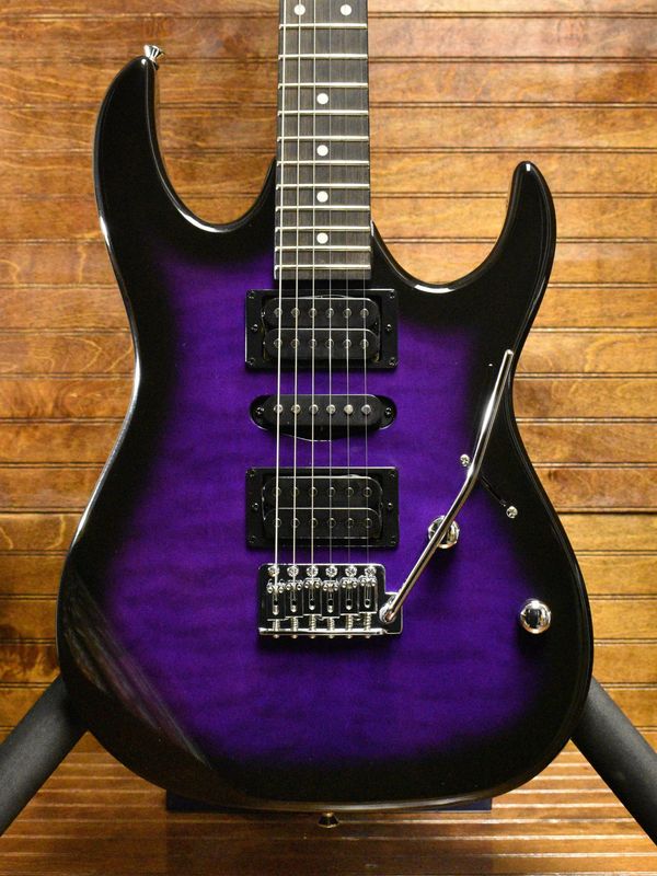 Ibanez Gio GRX70QA, Transparent Violet Sunburst