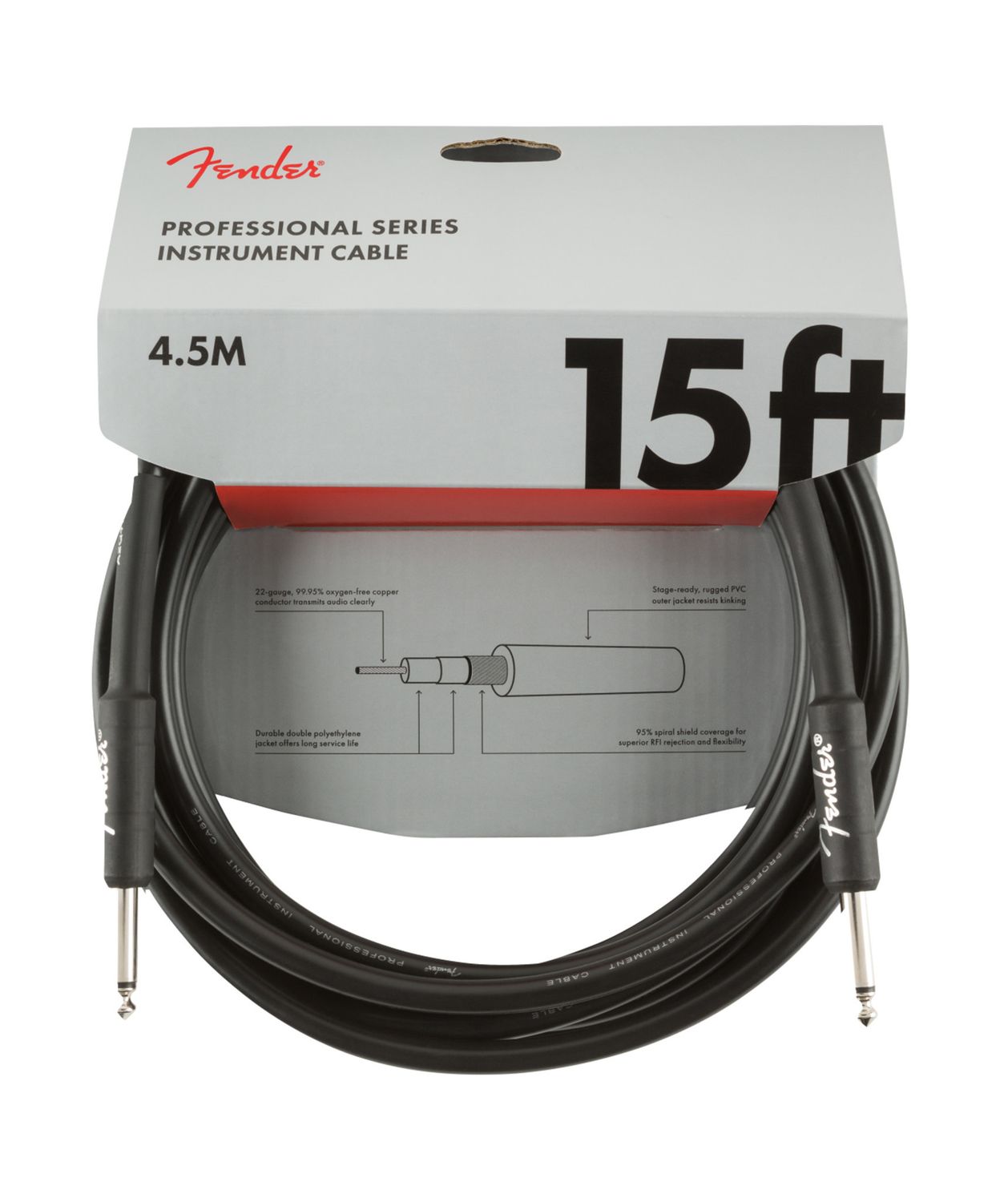 Fender Professional Series 15 ft Black
