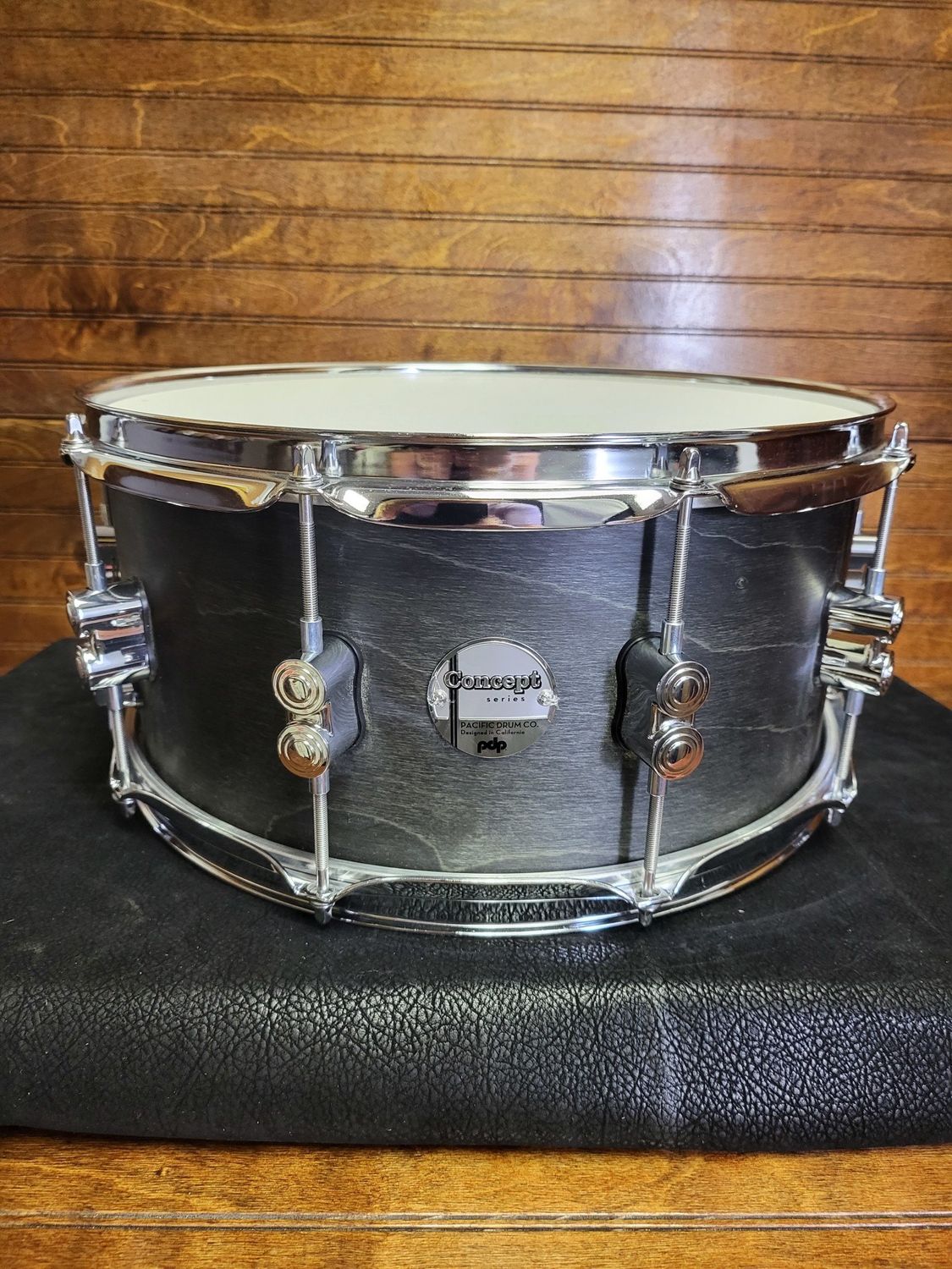 PDP CONCEPT SNARE BLACK WAX 6.5X14