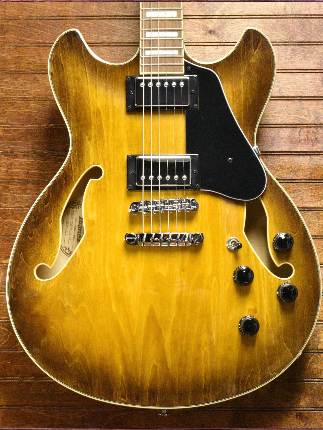 Ibanez Artcore AS73 Semi-Hollow Electric Guitar - Tobacco Brown