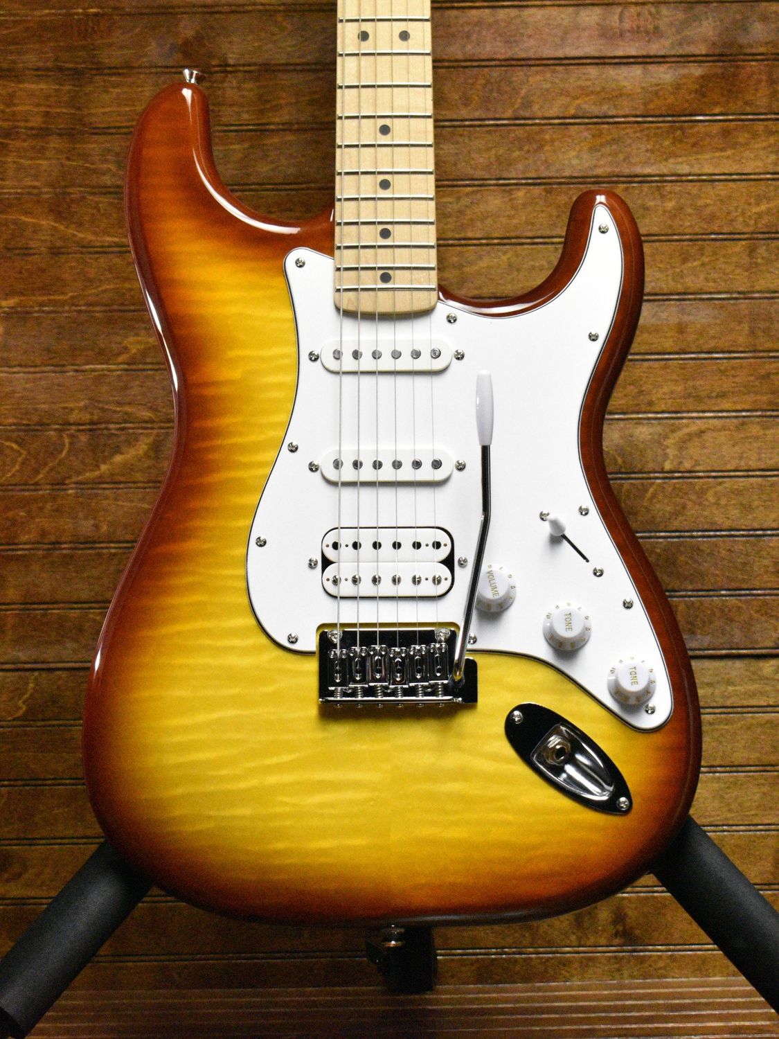 Squier Affinity Stratocaster FMT HSS, Sienna Sunburst