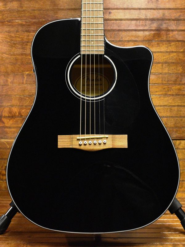 Fender CD-60SCE Dreadnought, Black