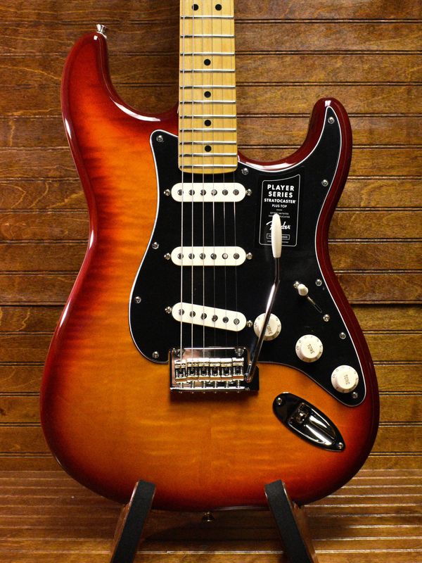 Fender Player Stratocaster Plus Top Aged Cherry Burst