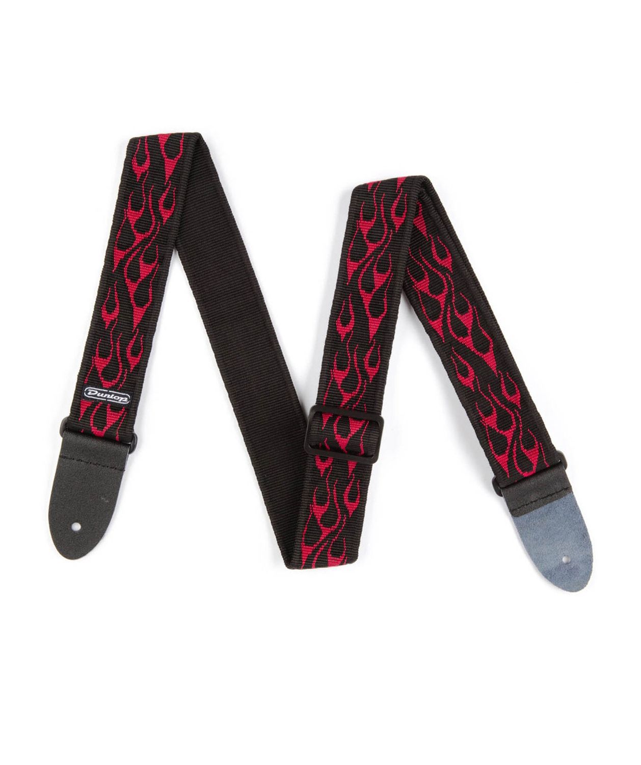 DUNLOP D38-11RD RED FLAMES STRAP