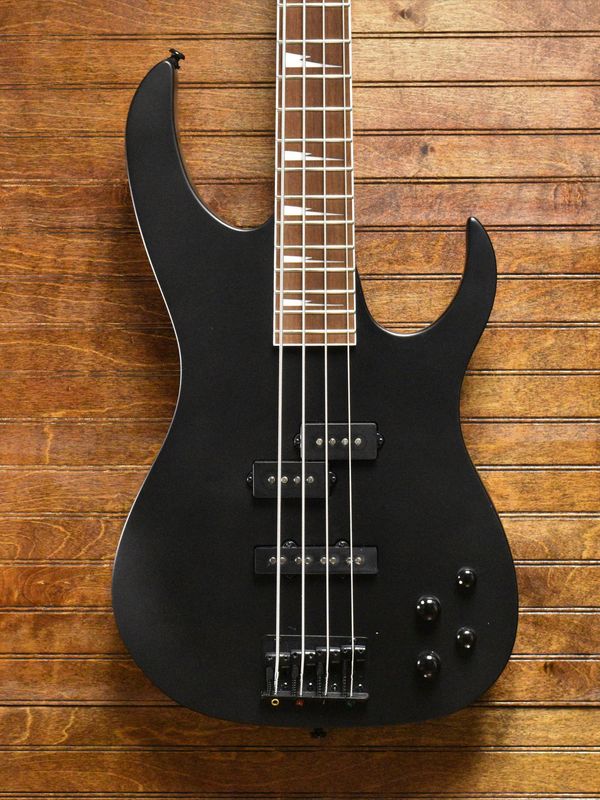 Ibanez RGB300BFK Bass Guitar, Black Flat