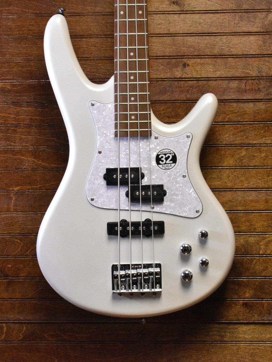 Ibanez SRMD200D Bass Guitar, Pearl White