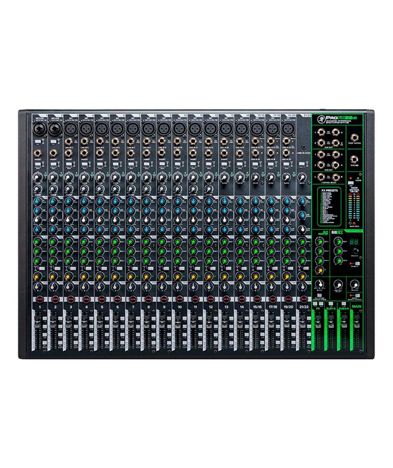 Mackie ProFX22v3 22-channel Professional USB Mixer