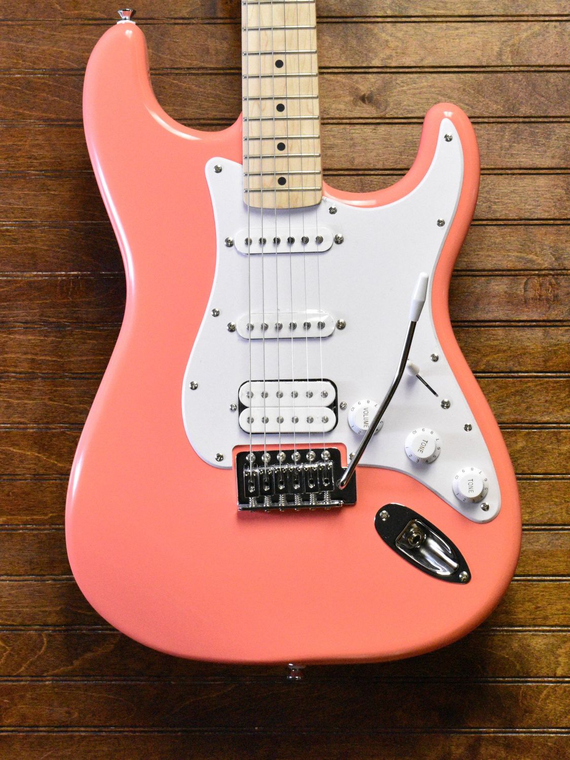 Squier Sonic Strat Hss Mn Wpg Coral TCO