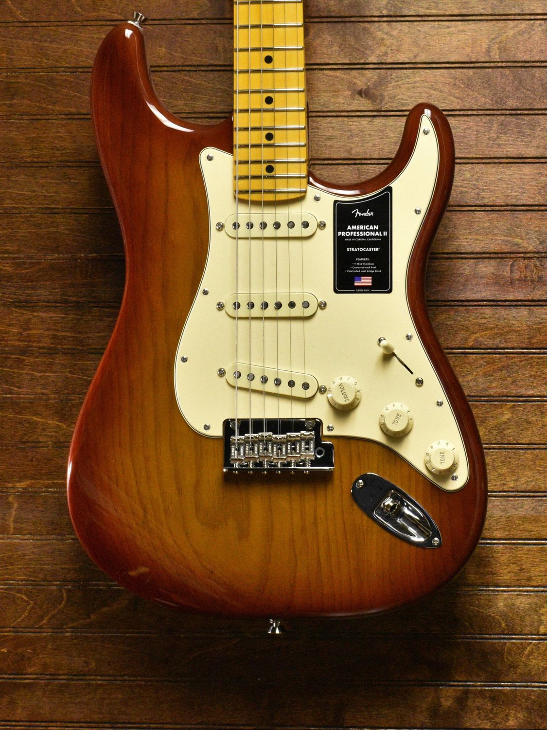 FENDER AMERICAN PRO II STRATOCASTER  MN SIENNA SUNBURST