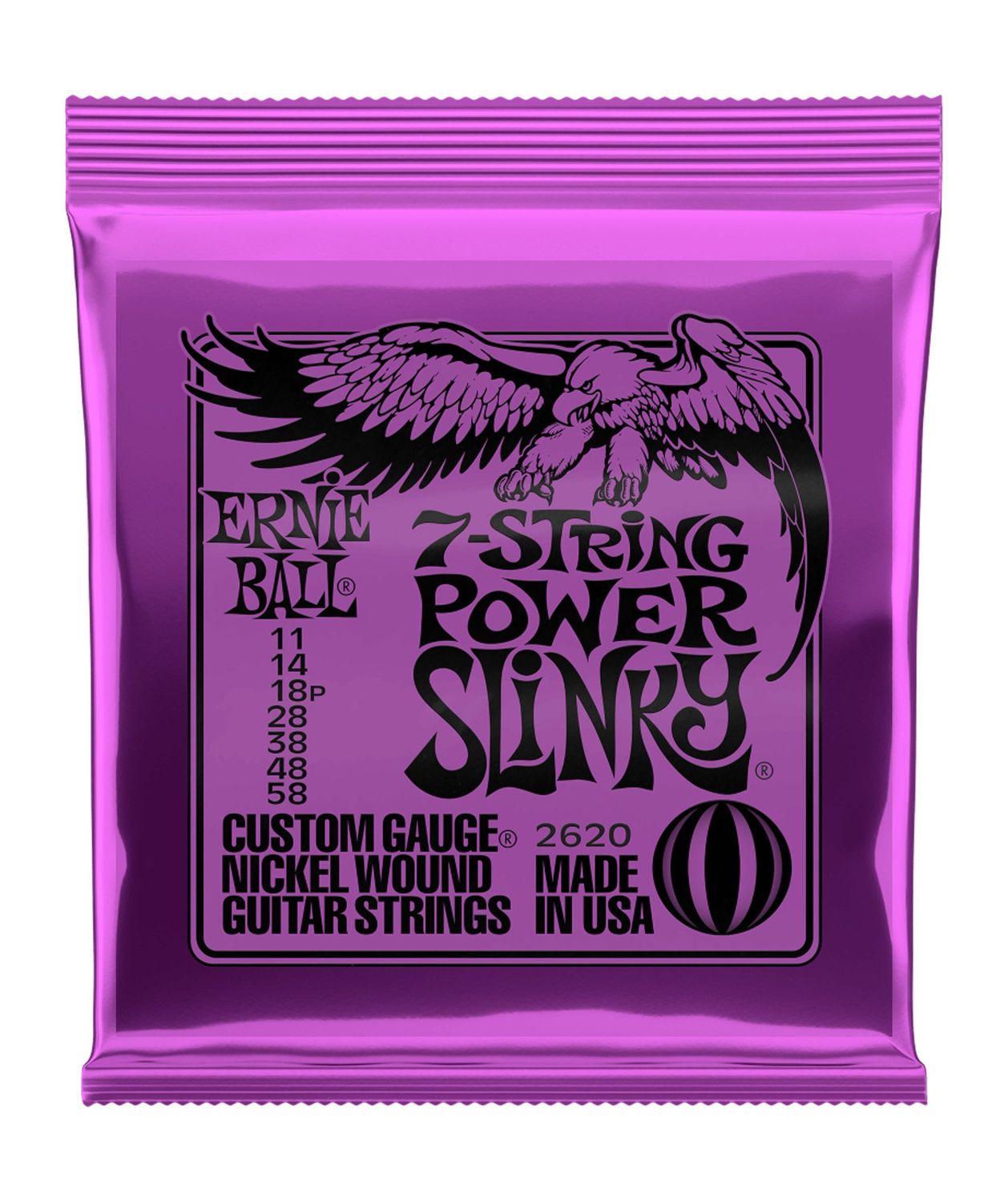 Ernie Ball P02620 Power Slinky 7-String