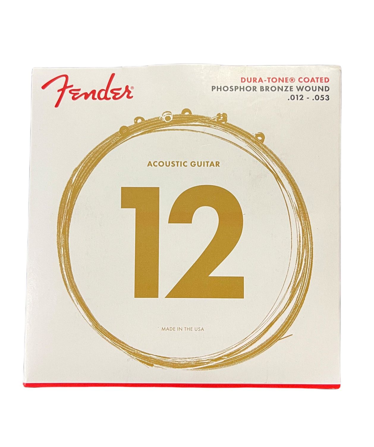 Fender 860L Dura-Tone Phosphor Bronze Coated 12-53