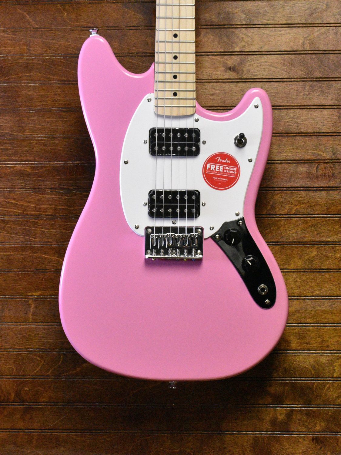 SQUIER SONIC MUSTANG HH MN WPG FLASH PINK