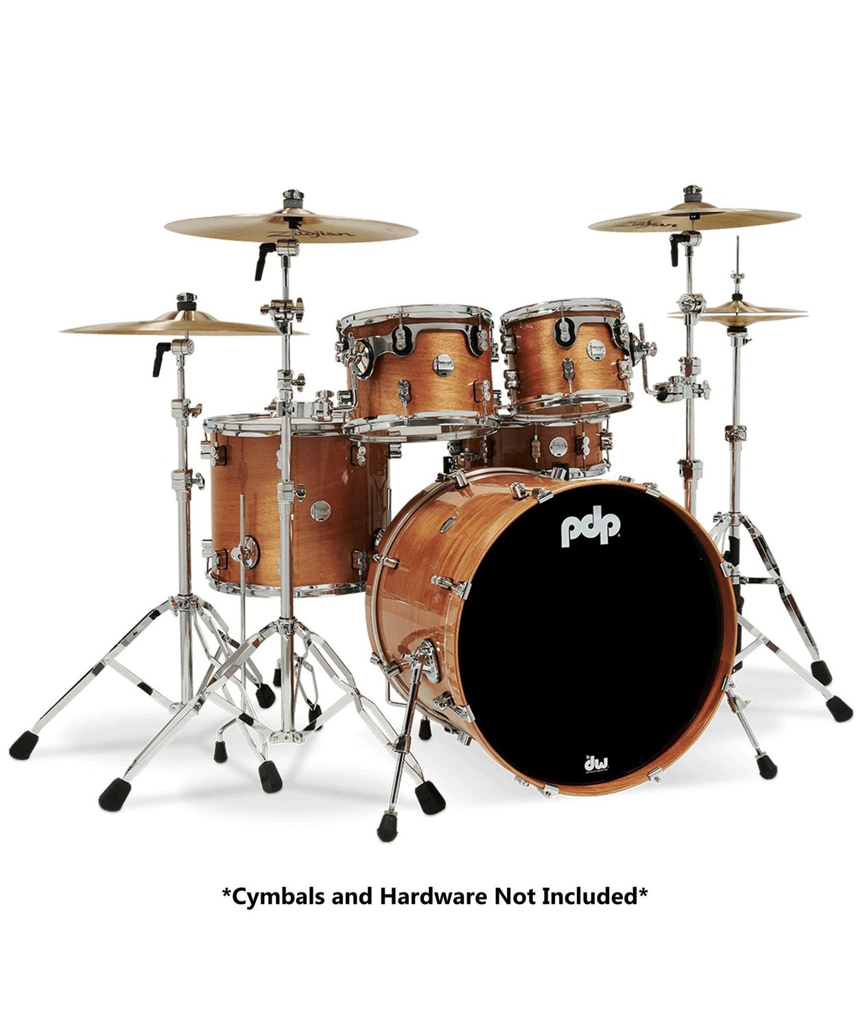 PDP Concept Exotic 5-piece Shell Pack - Honey Mahogany