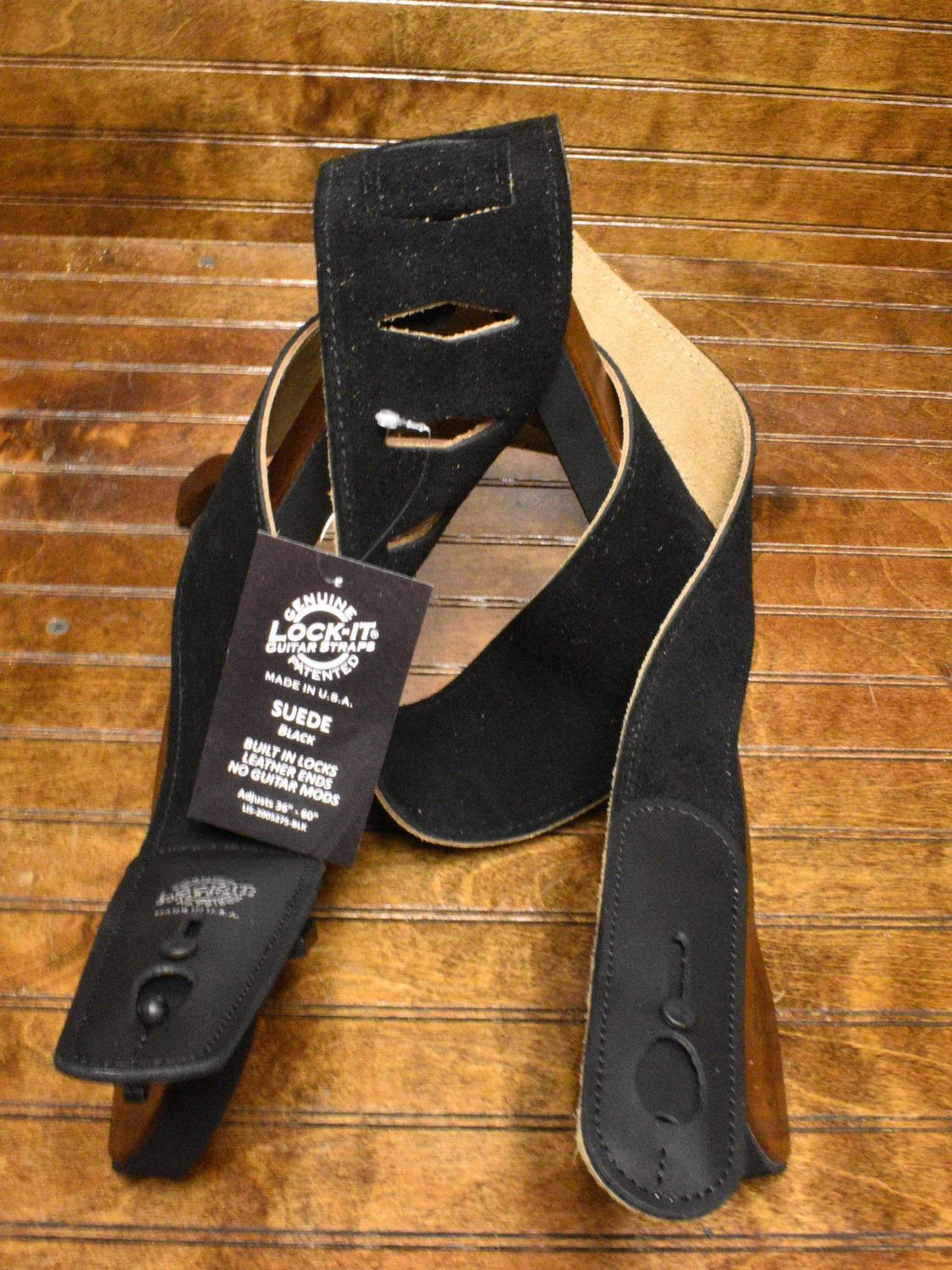 LIS-200S275-BLK LOCK IT 2.75 BELUXE SUEDE BLACK