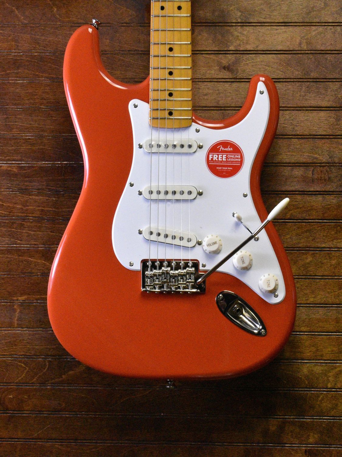 SQUIRE CLASSIC VIBE 50&#39;S STRATOCASTER MN FIESTA RED