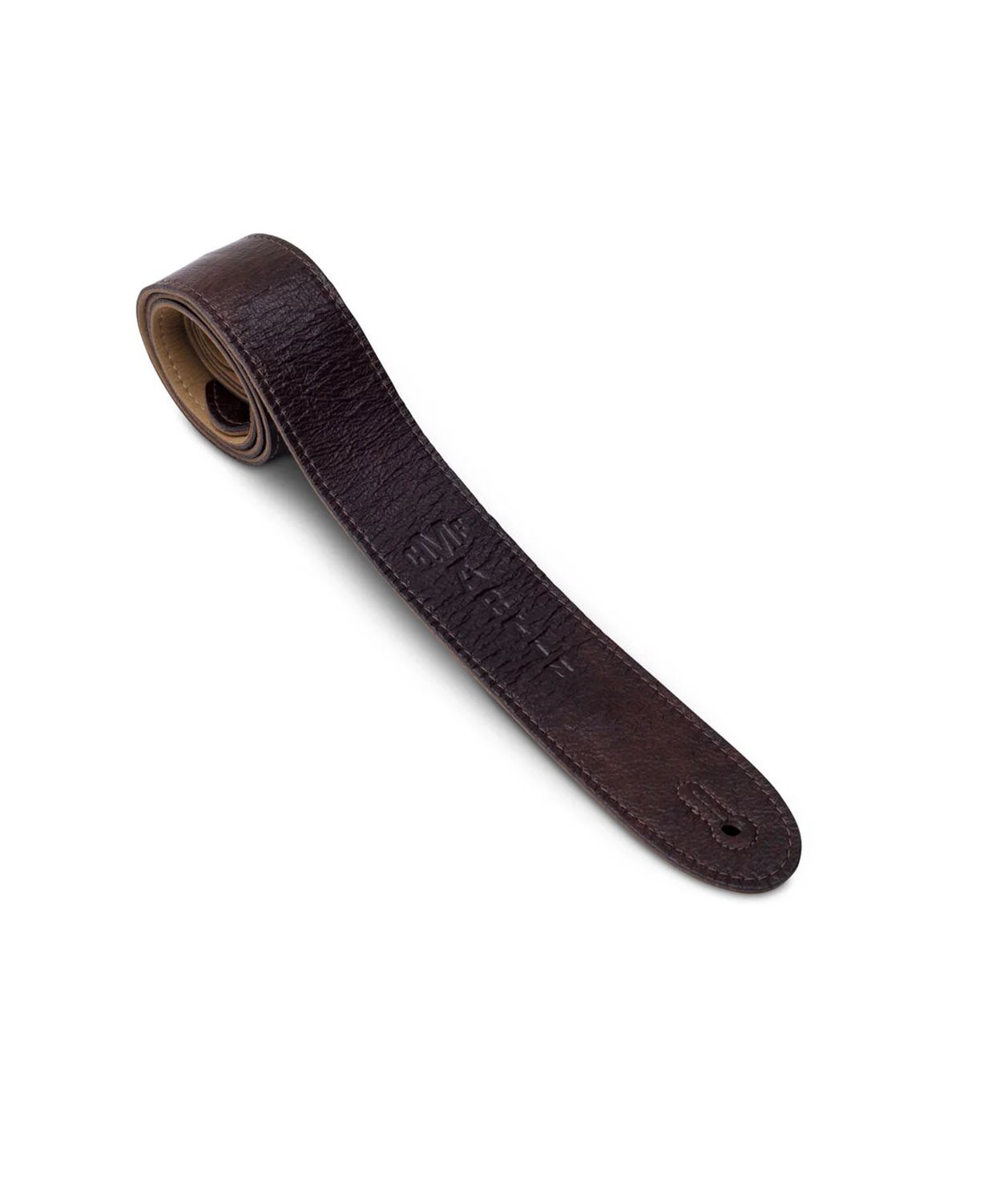 MARTIN 18A0100 ITALIAN LEATHER GUITAR  STRAP SUEDE BROWN