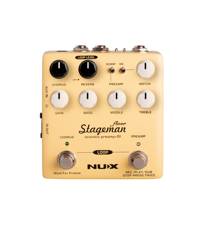 NUX NAP5 STAGEMAN FLOOR ACOUTIC PREAMP