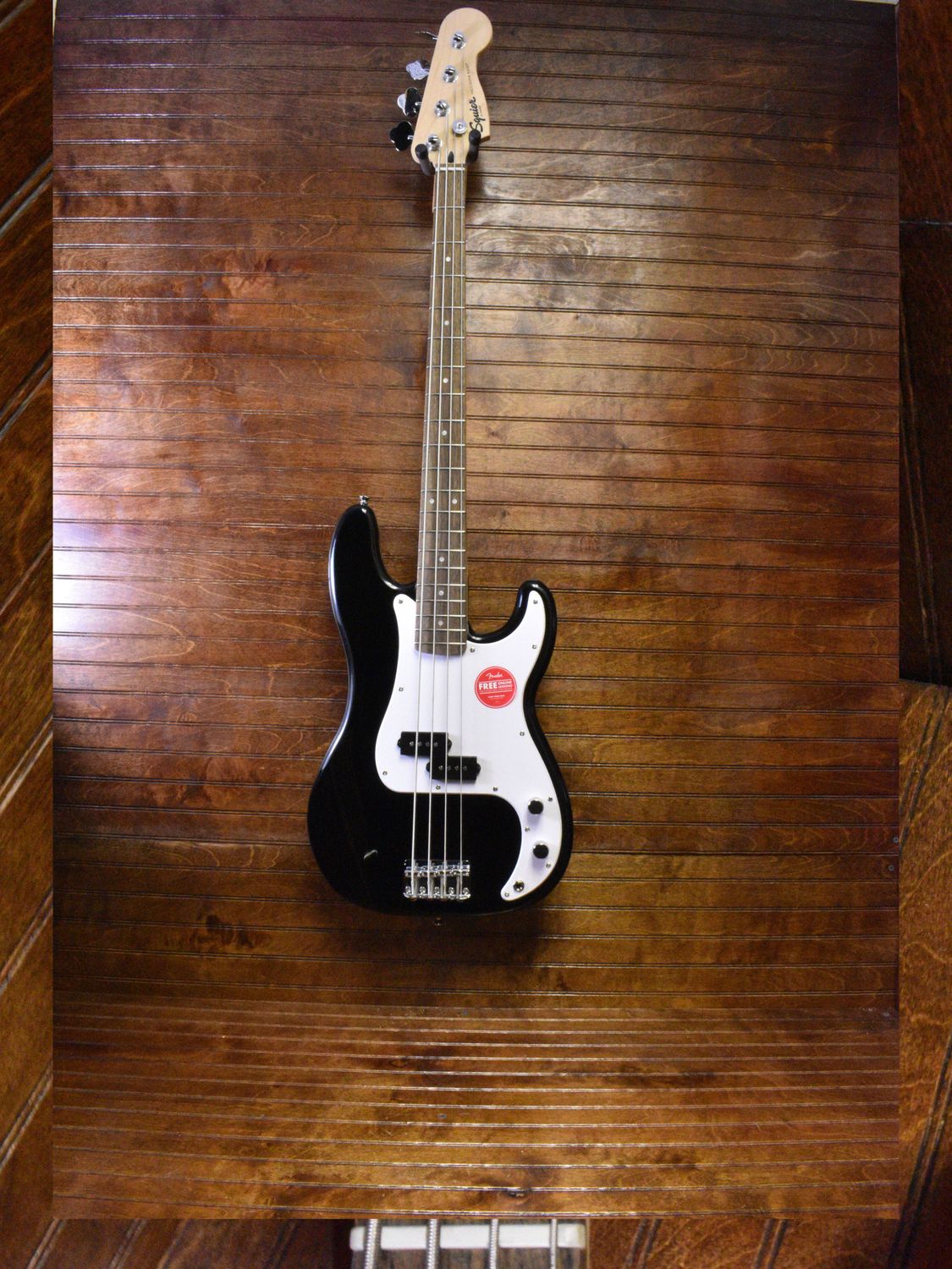 SQUIRE SONIC P BASS LRL WPG BLACK