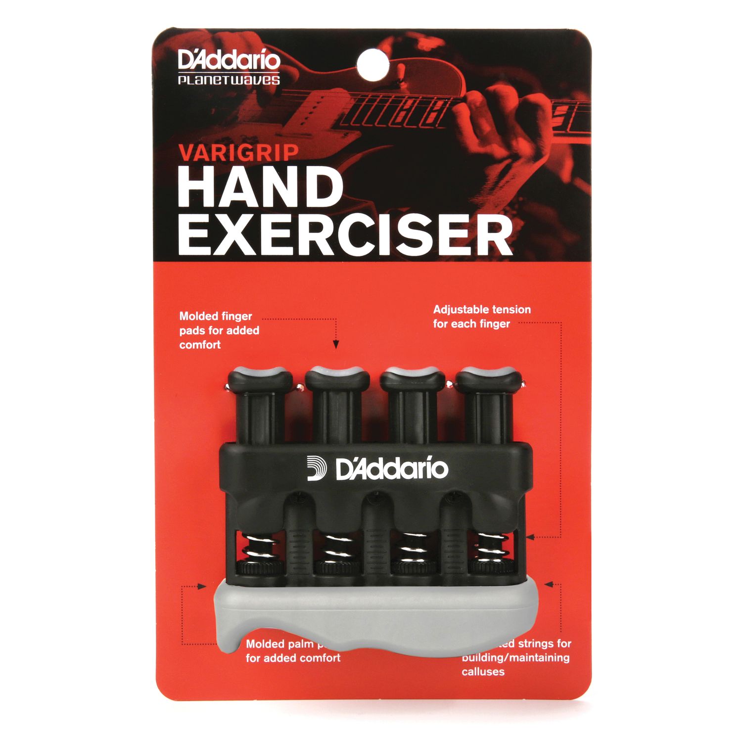 D&#39;Addario PW-VG-01 Varigrip Adjustable Hand Exerciser