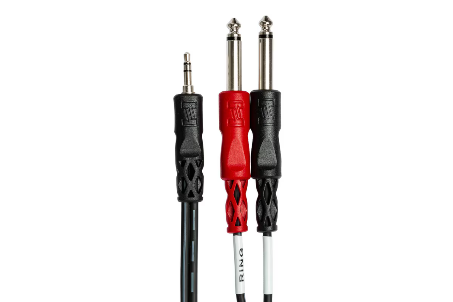 Hosa Stereo Breakout, 3.5 mm TRS to Dual 1/4 in TS