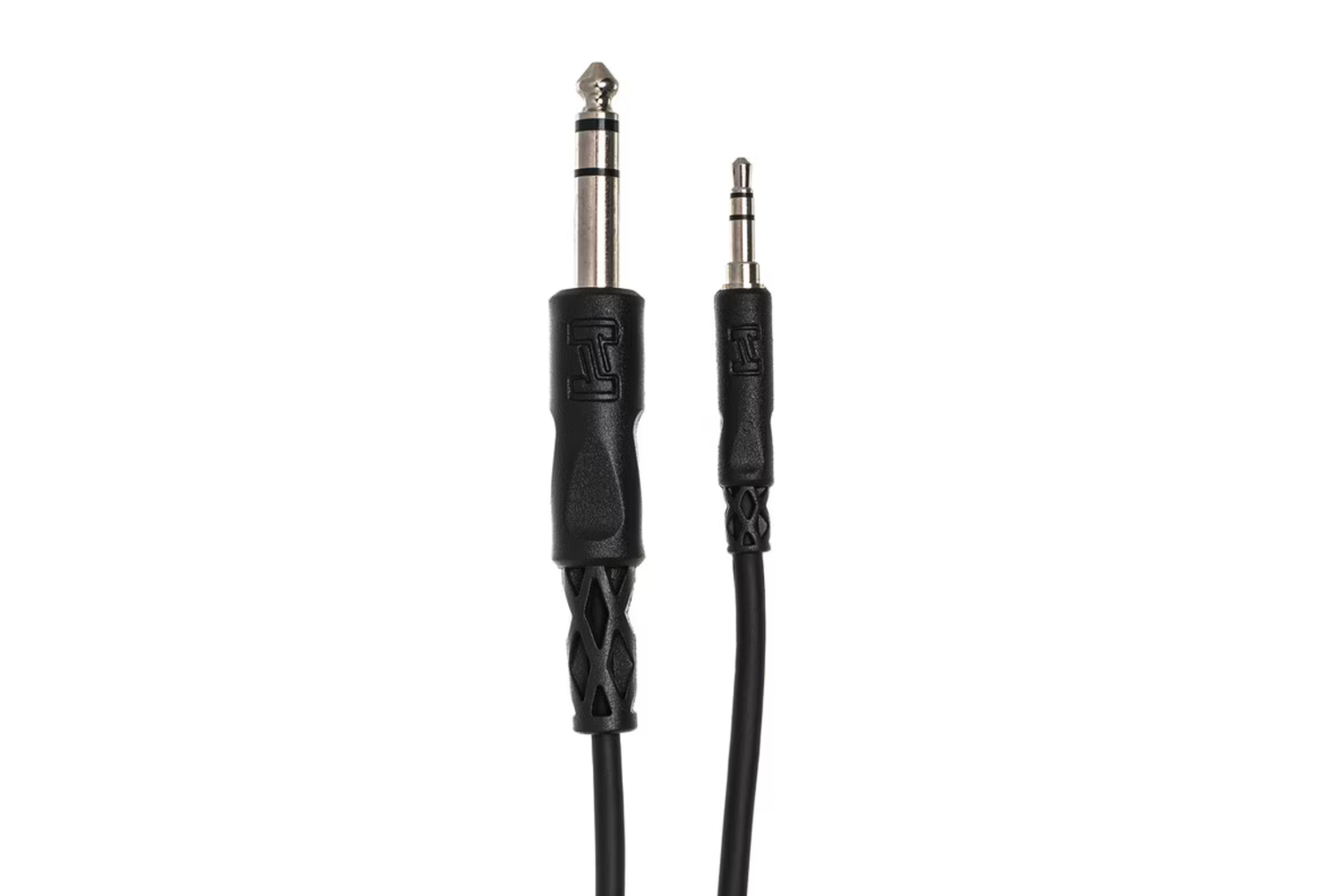 Hosa 3&#39; Stereo Interconnect, 3.5 mm TRS to 1/4 in TRS