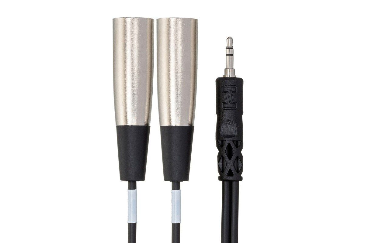Hosa 3m Stereo Breakout, 3.5 mm TRS to Dual XLR3M
