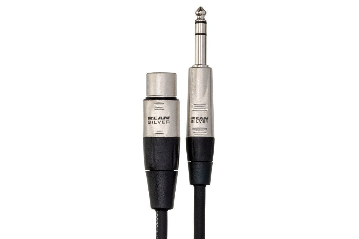 Hosa 3ft Pro Balanced Interconnect, REAN XLR3F to 1/4 in TRS