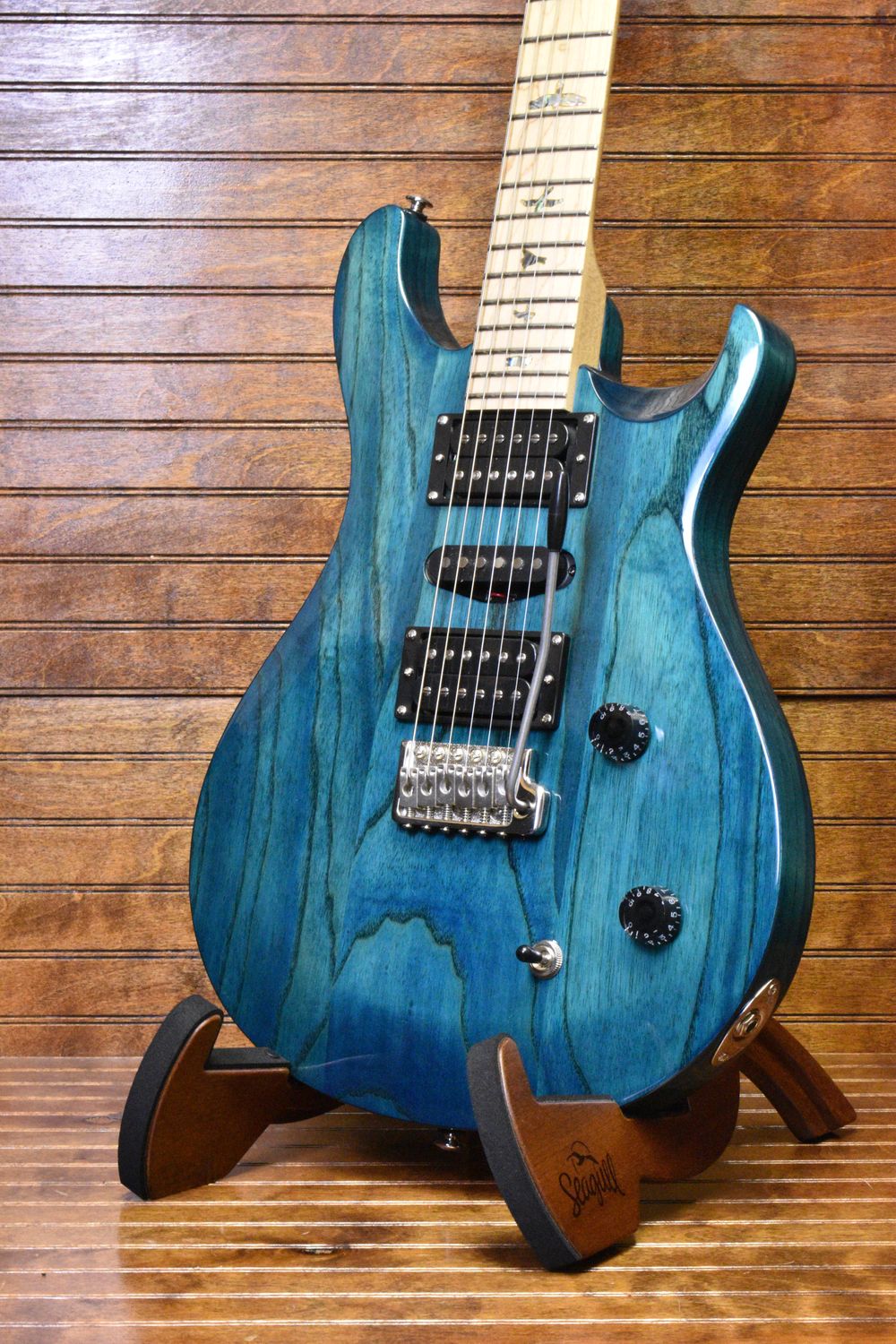 PRS SE Swamp Ash Special Electric Guitar - Iris Blue w/gig bag