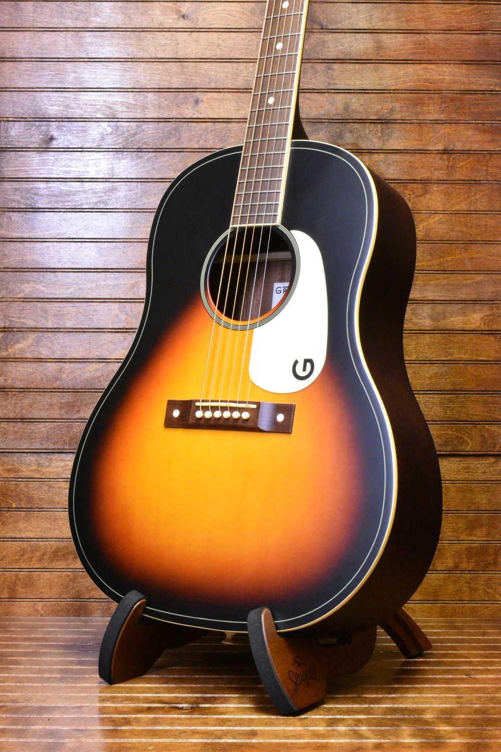 Gretsch  Jim Dandy™ Dreadnought, Walnut Fingerboard, White Pickguard, Rex Burst