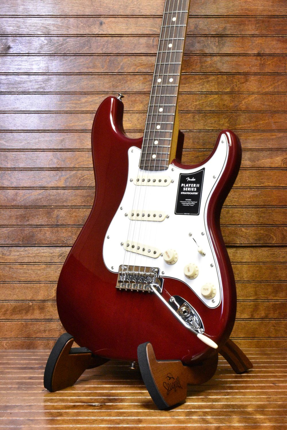 Fender  Player II Stratocaster®, Rosewood Fingerboard, Transparent Cherry Burst