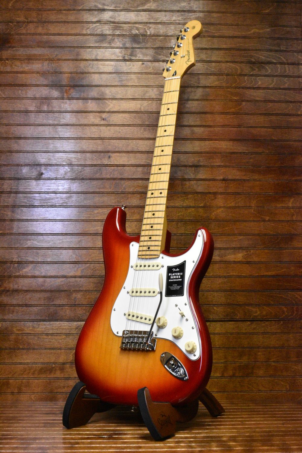 アイカツスターズ　ホットパンサー Player II Stratocaster® Aged Cherry Burst Fender Electric