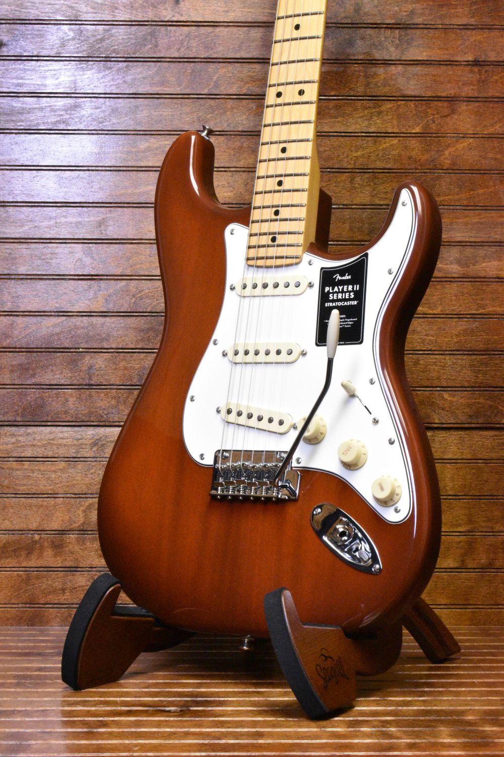 Player II Stratocaster®, Maple Fingerboard, Transparent Mocha Burst