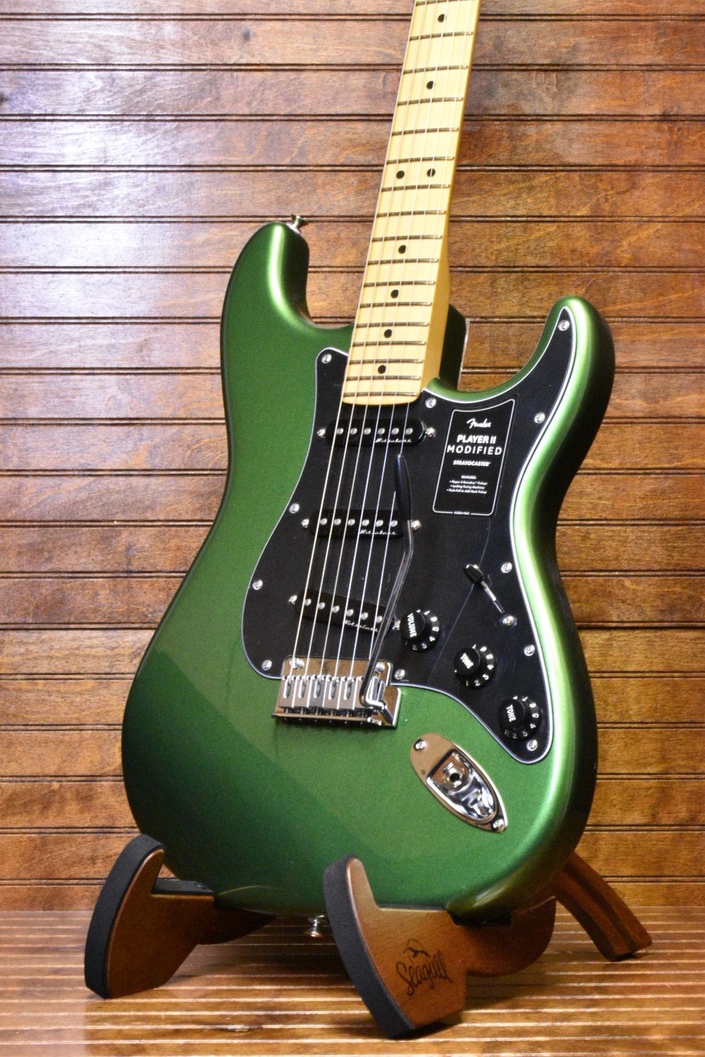 Player II Modified Stratocaster®, Maple Fingerboard, Harvest Green Metallic