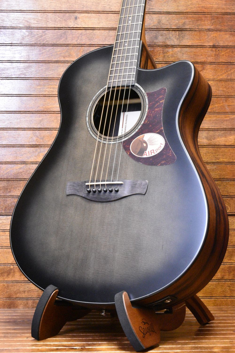 Ibanez AAM70CE  Acoustic-Electric Guitar, Transparent Charcoal Burst