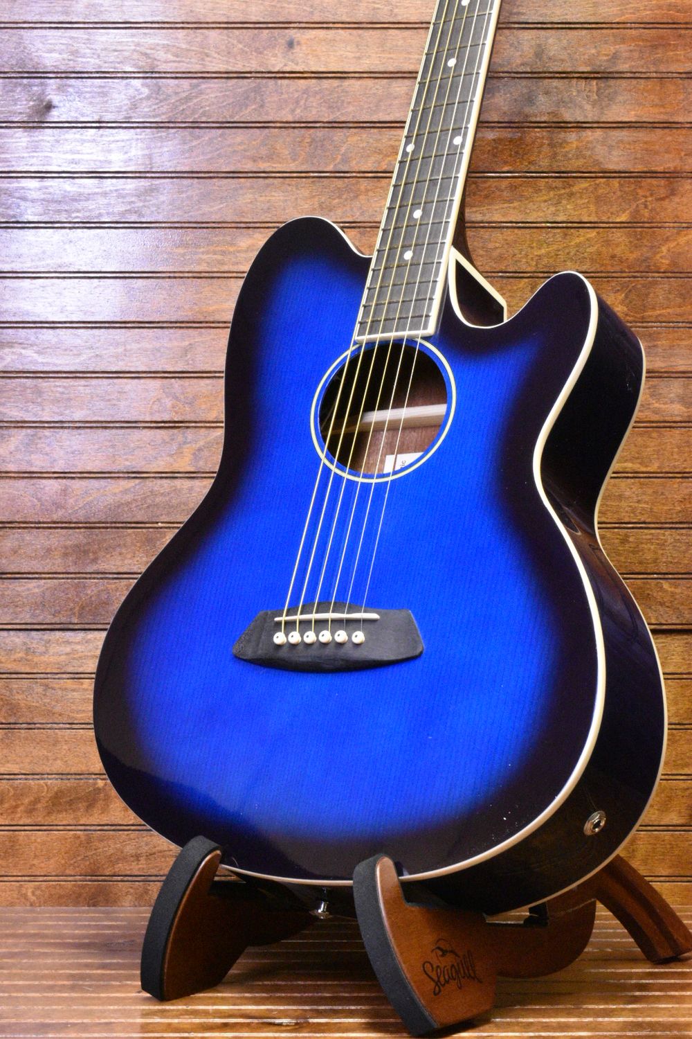 Ibanez TCY10E Talman Transparent Blue Sunburst