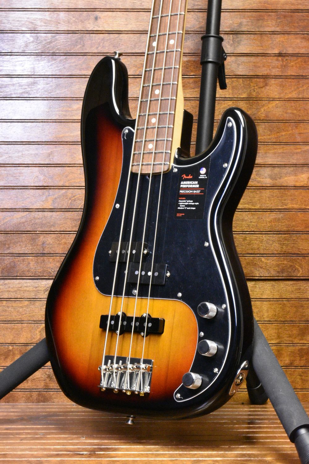 Fender American Performer Precision Bass,  3-Color Sunburst