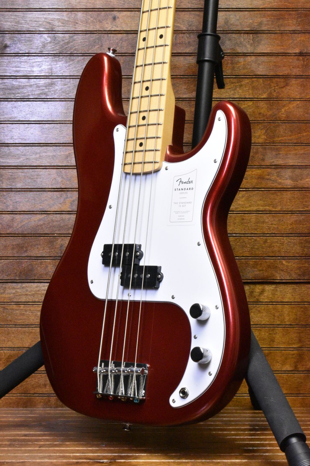 The Fender Standard Precision Bass®, Candy Apple Red