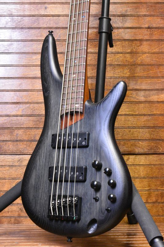 Ibanez SR605E 5-String Bass, Black Stained Burst