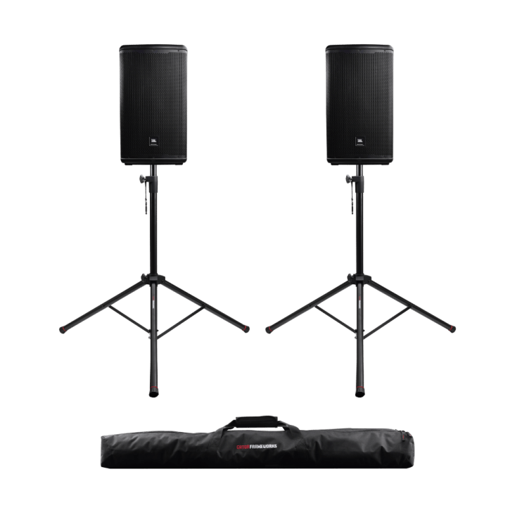 Gator Speaker Stand Set with Bag