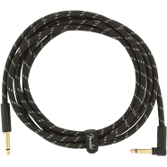 Fender Deluxe Series 10 ft Right Angle Black Tweed