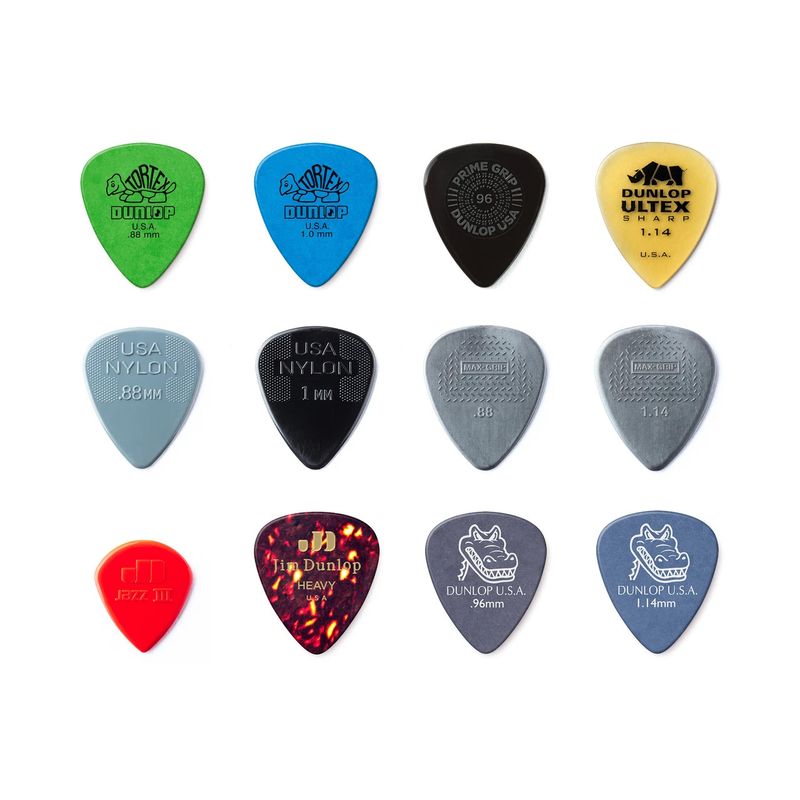 Dunlop Variety Picks 12 Pack Med/Heavy