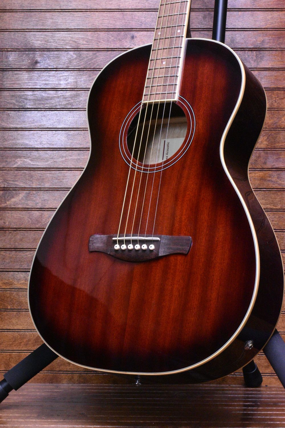 Ibanez PN12E Acoustic Electric Guitar, Vintage Mahogany Sunburst