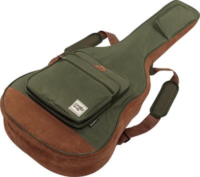 Ibanez PowerPad Acoustic Guitar Gig Bag, Moss Green