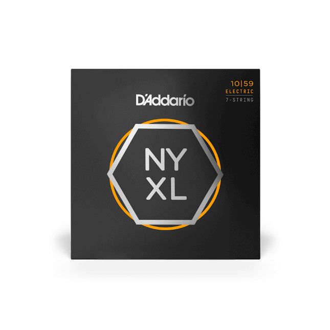 D'Addario NYXL Nickel Wound Regular 7-String 10-59