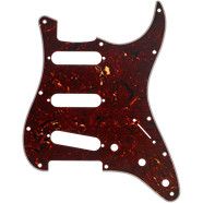 Fender Pickguard, Stratocaster® S/S/S, 11-Hole Mount, Brown Tortoise Shell, 4-Ply