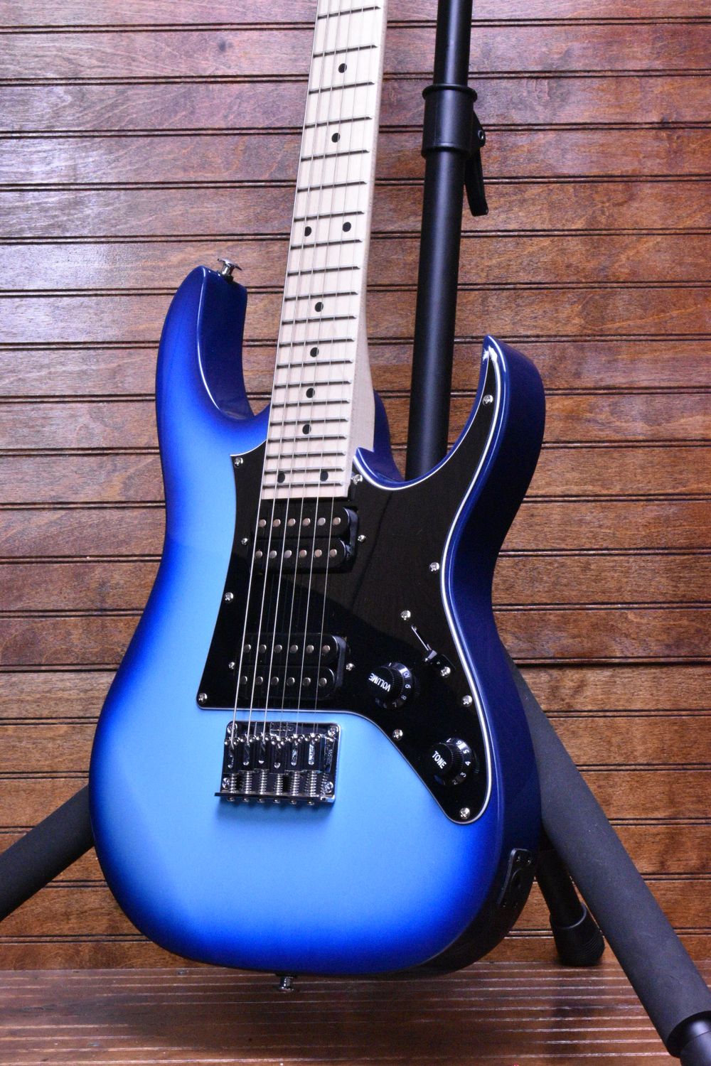Ibanez  GRGM21  MIKRO,  Blue Burst 1/2 Scale