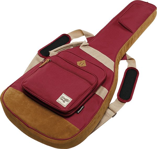 Ibanez PowerPad Electric Guitar Gig Bag, Wine Red