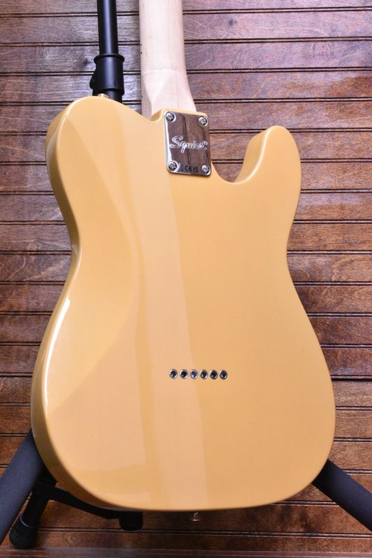 Squier Affinity Series® Telecaster® Left-Handed, Maple Fingerboard, Black Pickguard, Butterscotch Blonde