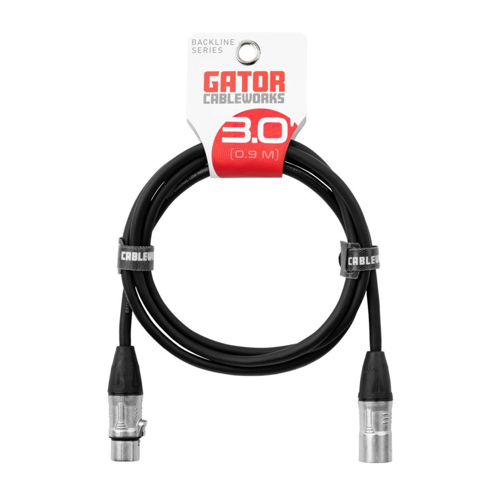 Gator 3 Foot XLR Microphone Cable